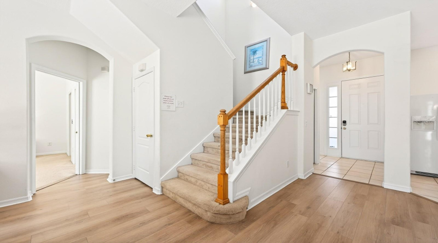 Light, bright foyer welcomes you home.