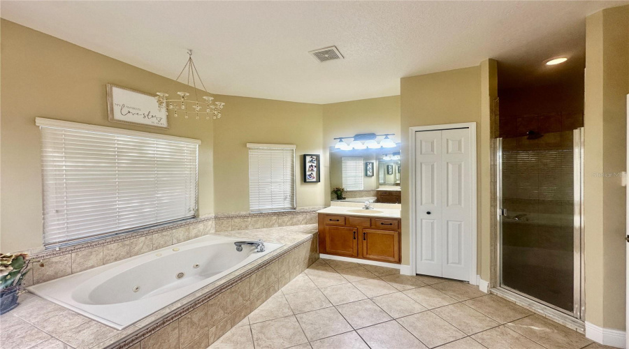 Primary Bathroom with separate shower