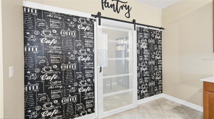 large pantry or flex space