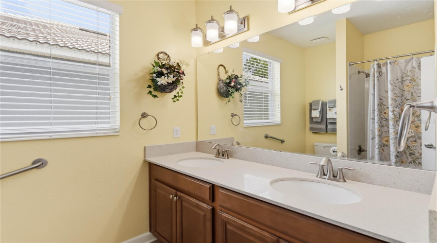 bathroom 2 with double vanity