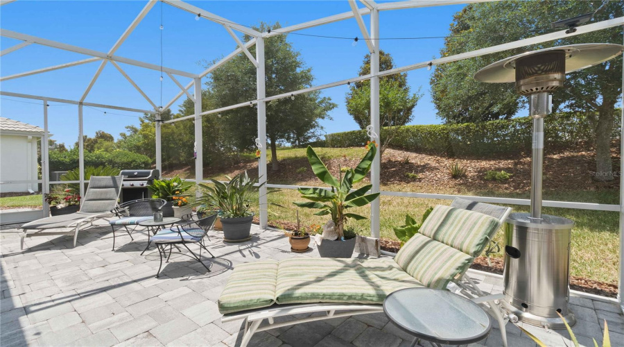 serene back yard with no rear neighbors