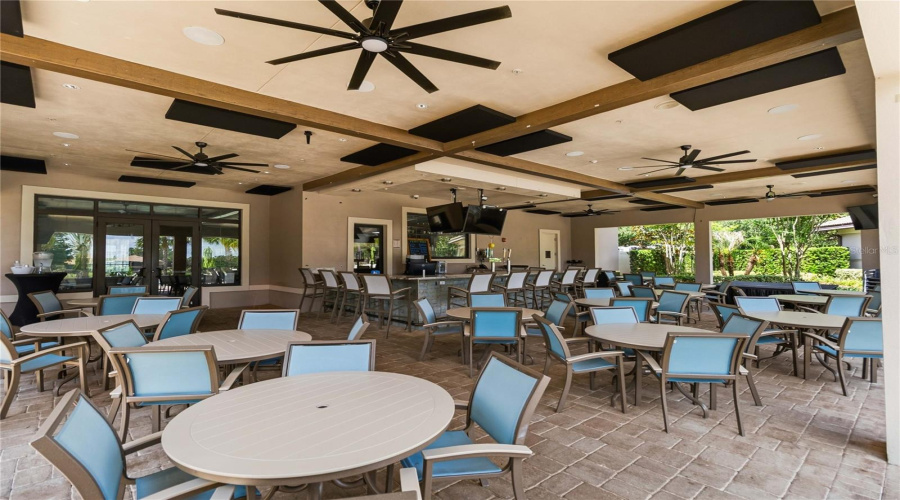 The Plaza patio bar and restaurant