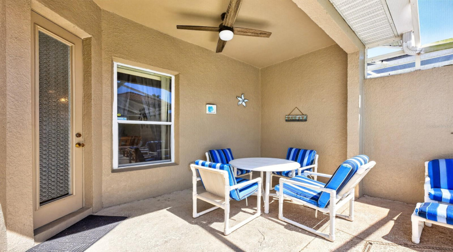 Covered Lanai.