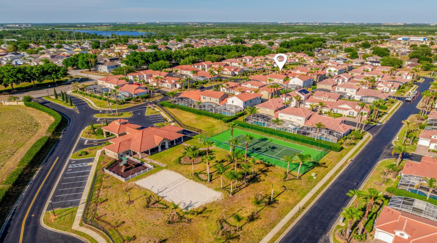This home is just around the corner from the community amenities.