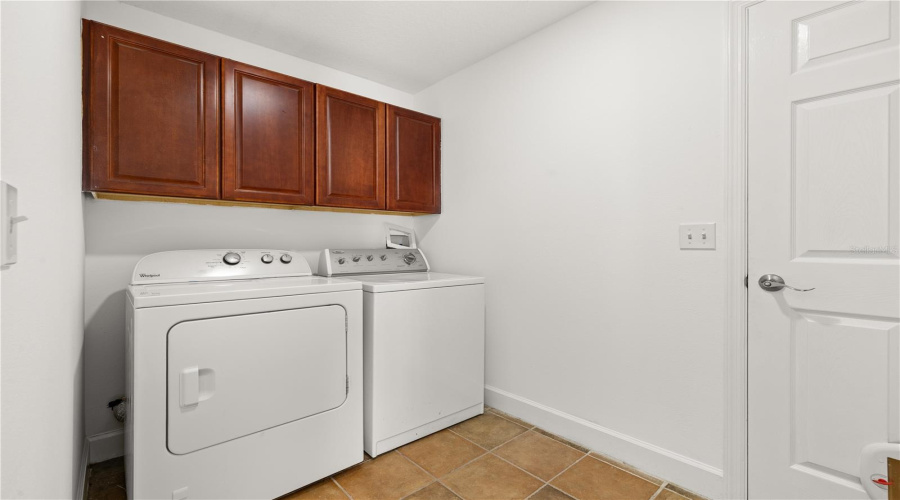 Separate laundry room