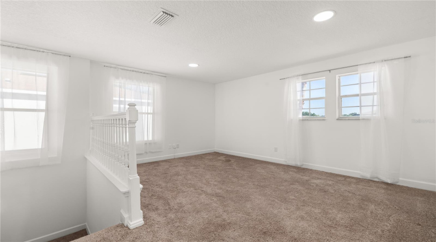 Upstairs loft area