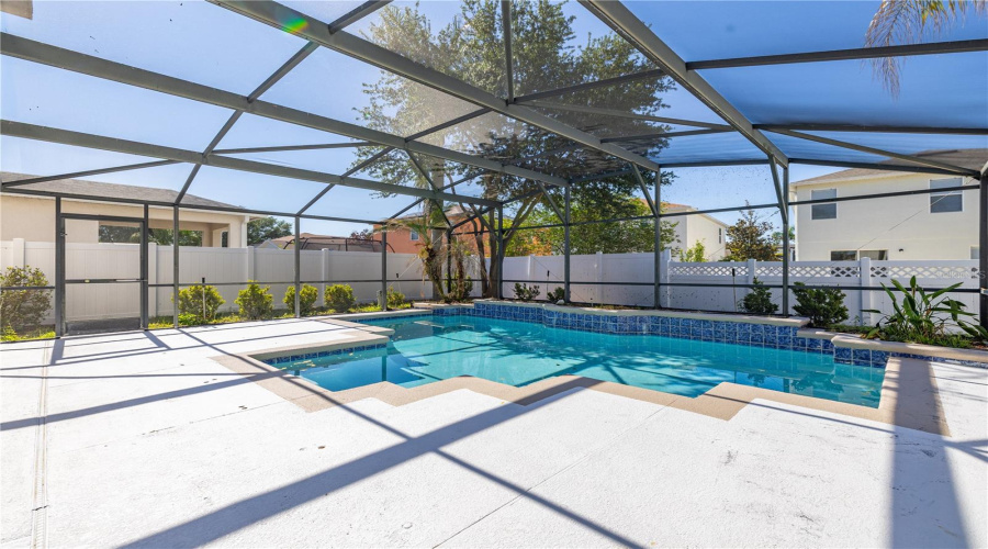 Pool deck re-painted.