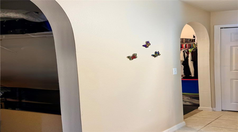 Double walk-In Closets for Primary