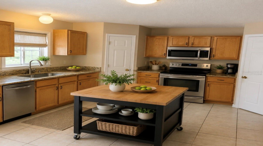 VIRTUALLY STAGED Kitchen