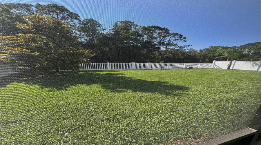 Fenced Yard