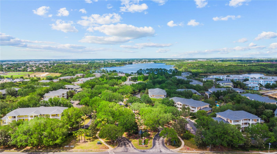 Lush tropical planting and colorful condos brings a Caribbean fell to Central Florida!