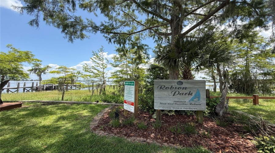 Residents only community park & dock