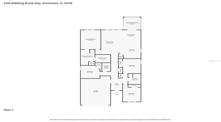 4165 Babbling Brook Way Floor Plan