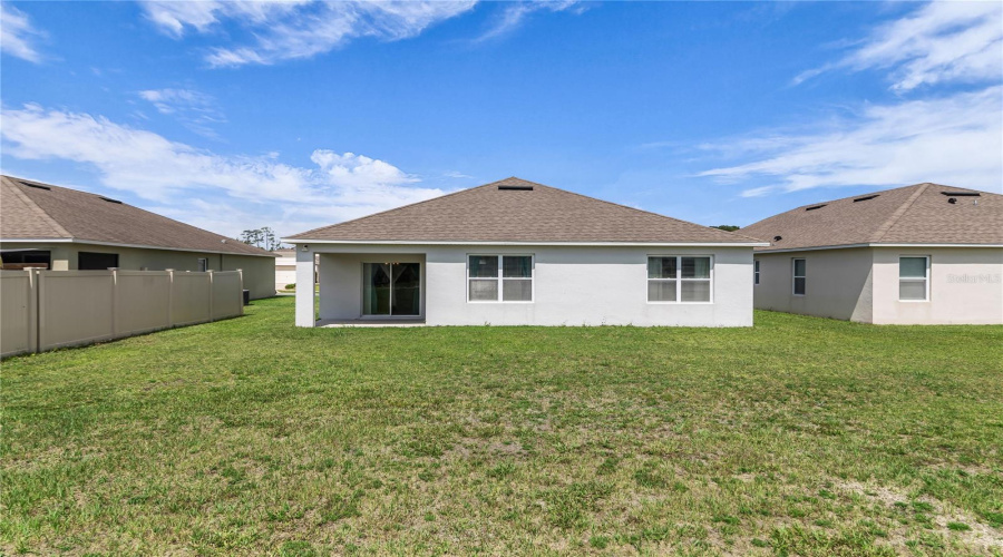 Backyard - No Rear Neighbors