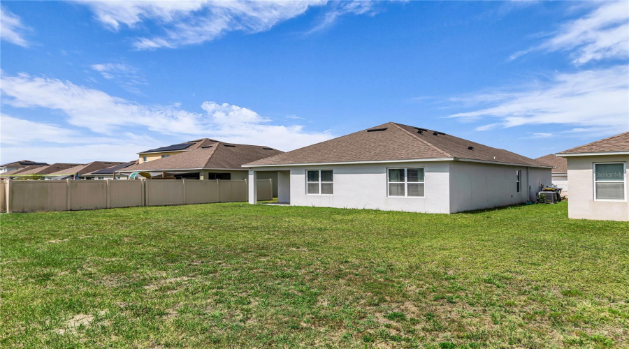 Backyard - No Rear Neighbors