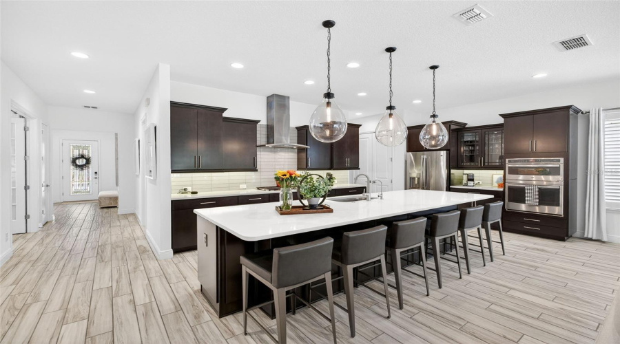 New pendant lighting over the island (2026)