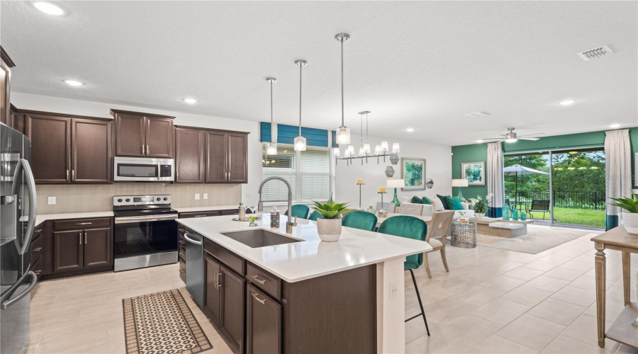 Kitchen/Dining/Living Room - Great Flow