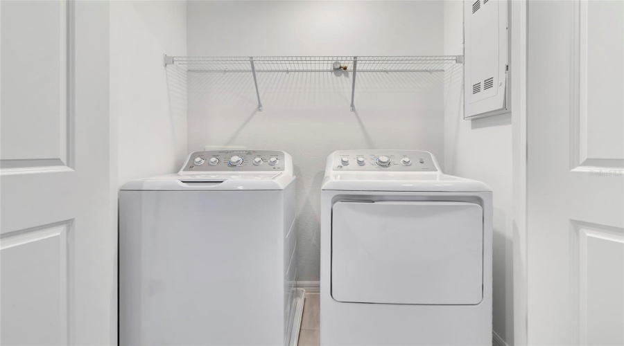 Laundry Closet 2nd Floor