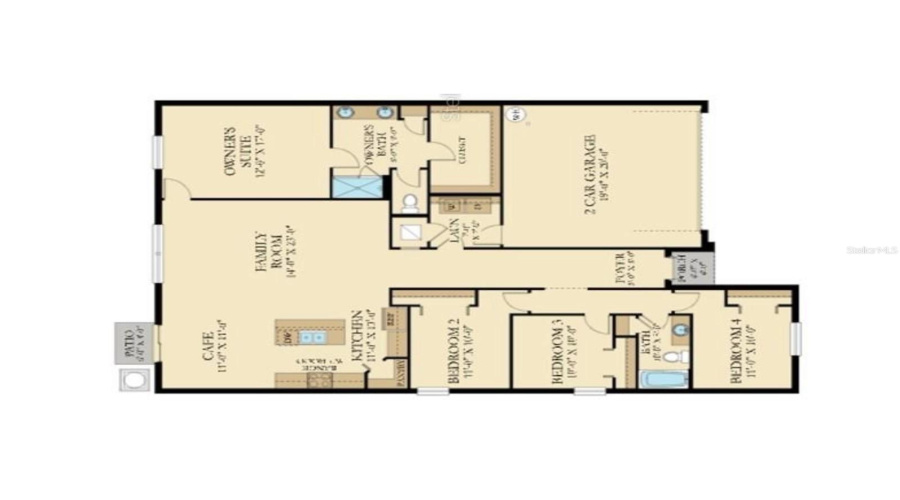 KISSIMMEE, Florida 34746, 4 Bedrooms Bedrooms, ,2 BathroomsBathrooms,Residential,For Sale,WORCHESTER,0,MFRS5150515
