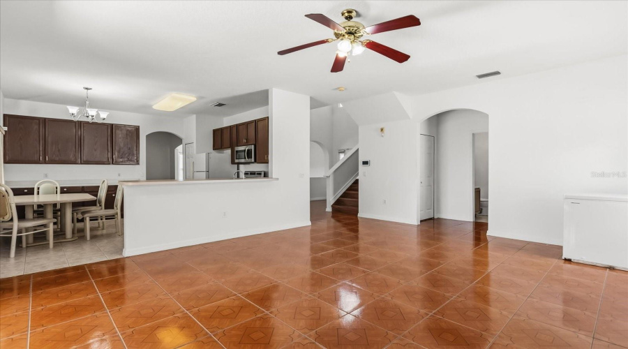 main living room/kitchen