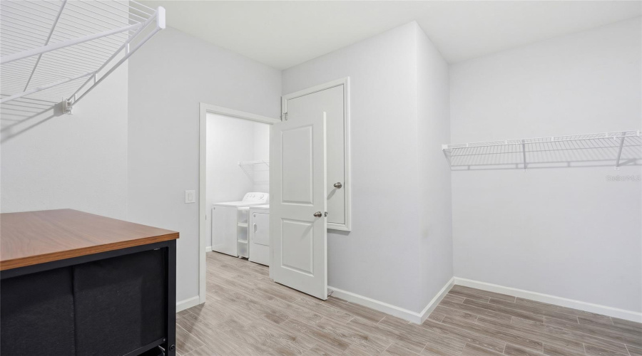Primary walk-in Closet