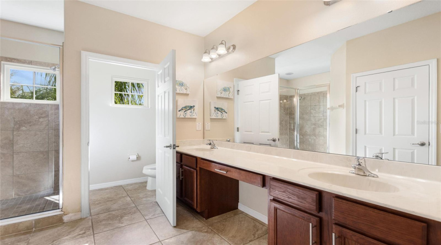 second primary bath