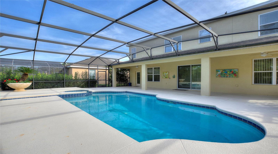 Pool and spa extended deck