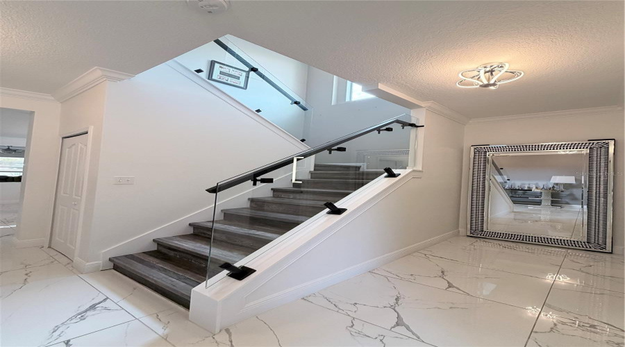 Stairs to second floor