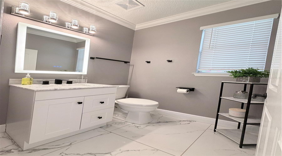 First floor half bathroom