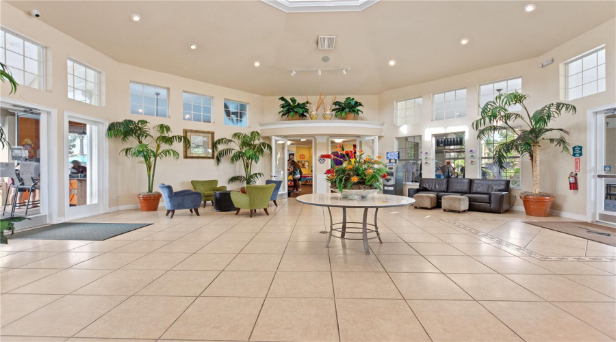 Clubhouse interior