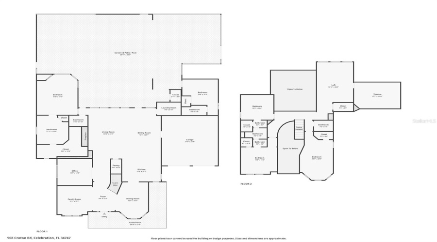 CELEBRATION, Florida 34747, 5 Bedrooms Bedrooms, ,4 BathroomsBathrooms,Residential,For Sale,CROTON,0,MFRO6410907