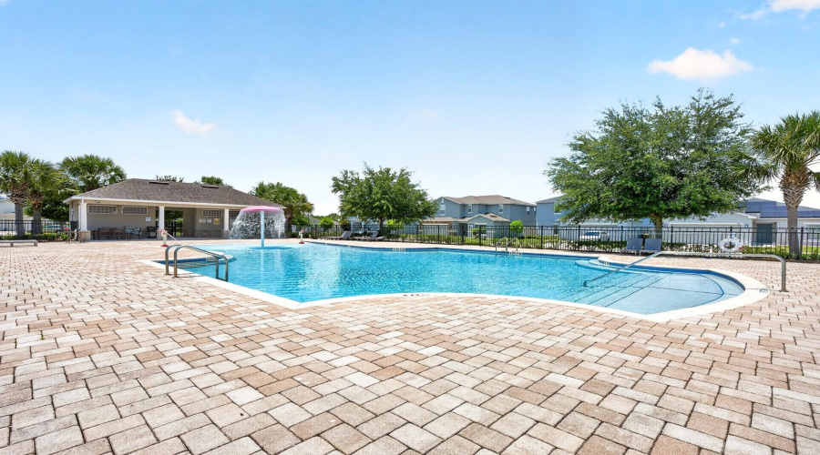 Residents of Greenfield Village enjoy a LOW HOA that includes wonderful amenities such as a SPARKLING ZERO-ENTRY COMMUNITY POOL and playground, perfect for enjoying Florida’s year-round sunshine.