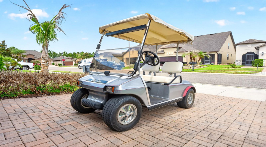 Even better, the INCLUDED GOLF CART makes it easy to enjoy everything this incredible community has to offer.