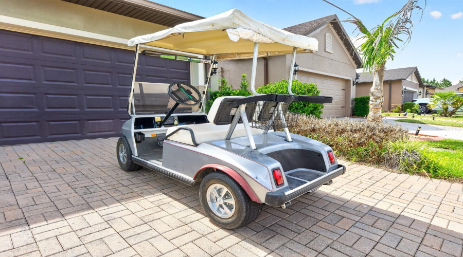 Even better, the INCLUDED GOLF CART makes it easy to enjoy everything this incredible community has to offer.