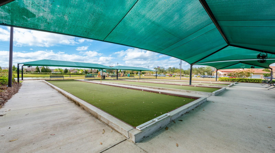 Bocce ball courts