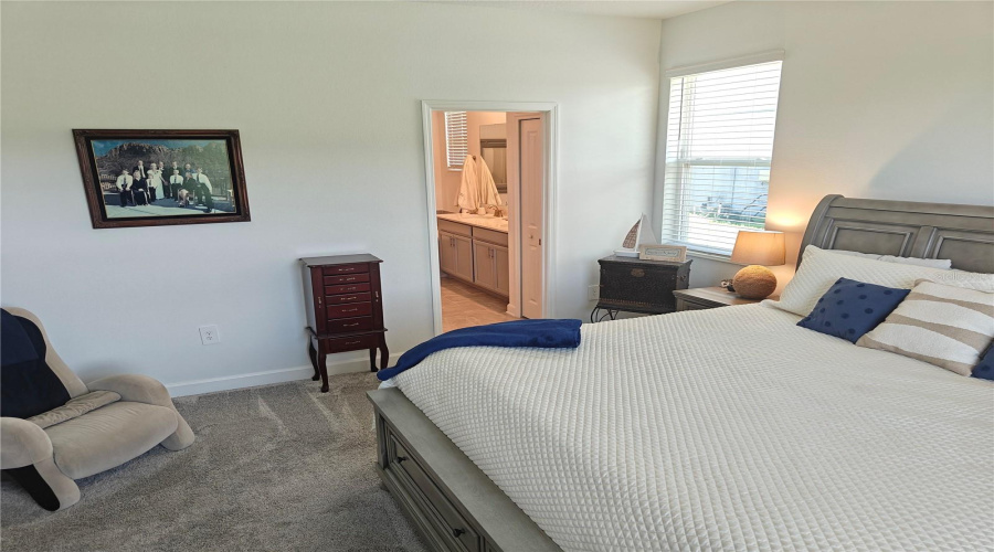 Master bedroom looking towards master bath