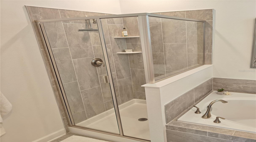 Separate shower