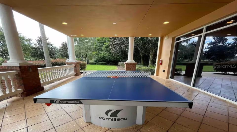 Ping Pong Table at clubhouse