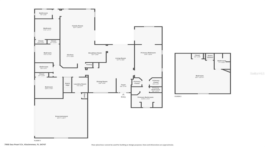 KISSIMMEE, Florida 34747, 5 Bedrooms Bedrooms, ,4 BathroomsBathrooms,Residential,For Sale,SEA PEARL,0,MFRS5150770