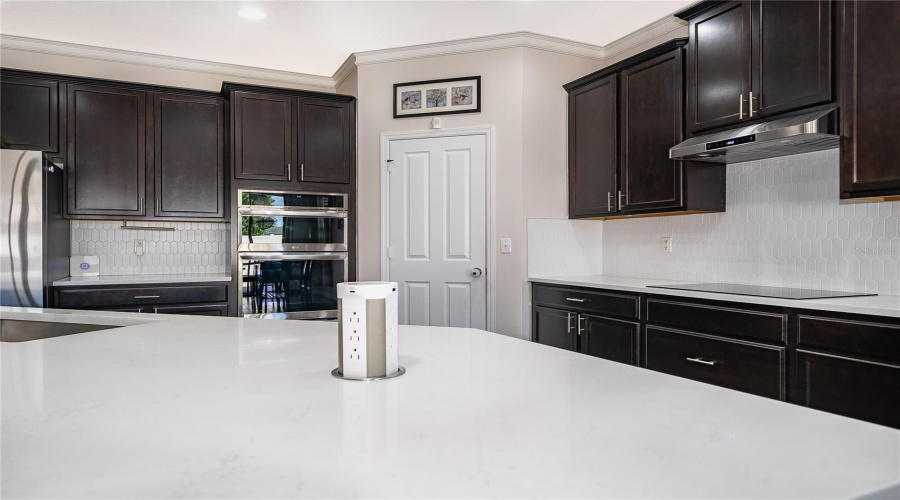 Pop up outlets/ wireless charger and quartz countertops