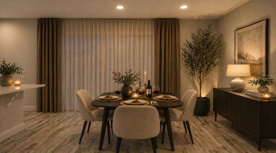 Virtually Staged - Some marketing images have been AI-assisted and virtually staged to illustrate the property’s potential layout, design, use of space, and possible aesthetic enhancements. Certain photos may include digitally enhanced visualization of furnishings, décor, finishes, landscaping, or cosmetic elements for marketing and illustrative purposes only. Actual property conditions, features, finishes, fixtures, and appearance may vary, and buyers are encouraged to independently inspect the property to verify all present conditions.