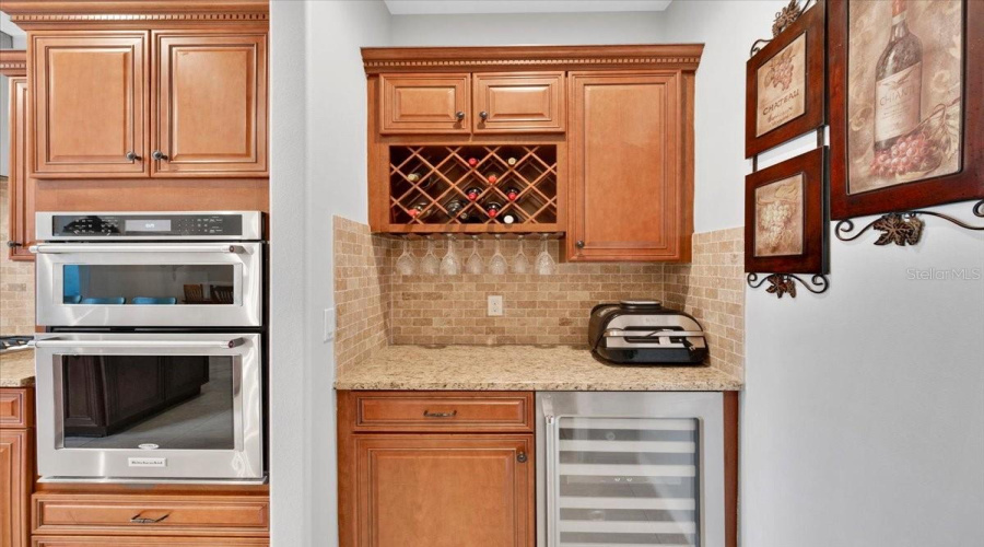 Separate Beverage station/butler's pantry