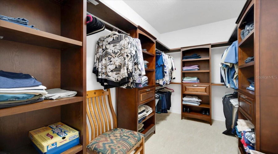 Primary Walk in Closet