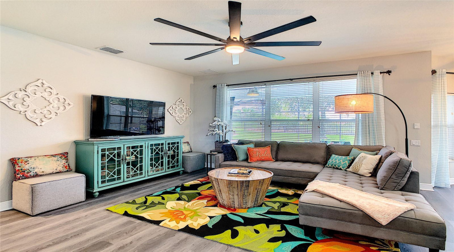 Family Room With TV