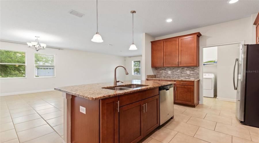 Lots of Natural Light in Great Room / Kitchen