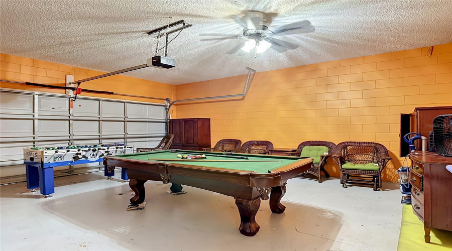 Garage Game Room