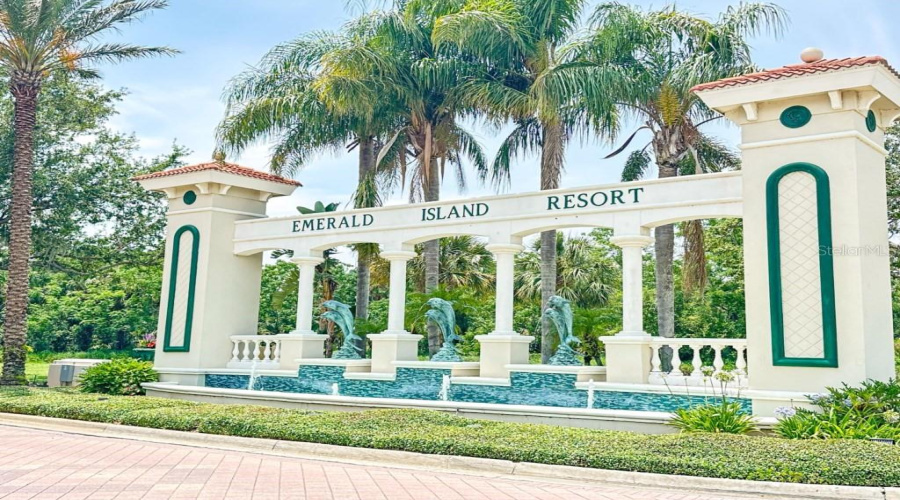 Emerald Island Resort Entrance