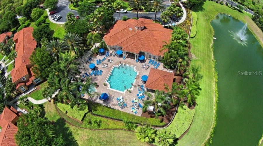 Aerial View of the Resort Clubhouse
