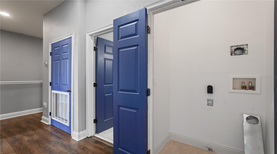 Laundry area.
