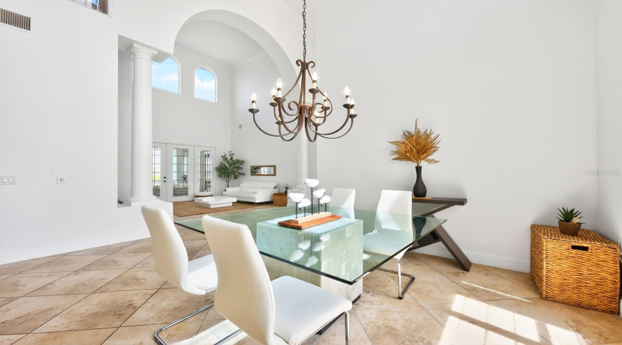 The formal Dining Room provides a dedicated space for formal meals and special gatherings.